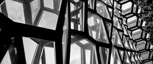 Preview wallpaper building, architecture, construction, black and white