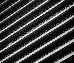 Preview wallpaper building, architecture, construction, black-and-white, bw