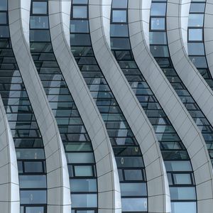 Preview wallpaper building, architecture, curves, glass
