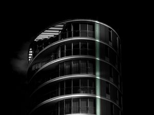Preview wallpaper building, architecture, dark, minimalism