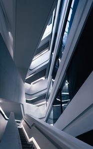 Preview wallpaper building, architecture, design, minimalism, stairs