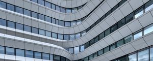 Preview wallpaper building, architecture, distortion, facade
