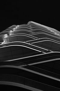 Preview wallpaper building, architecture, edges, bottom view, black and white