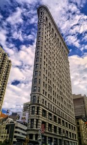 Preview wallpaper building, architecture, facade, bottom view, sky