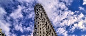 Preview wallpaper building, architecture, facade, bottom view, sky