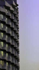 Preview wallpaper building, architecture, facade, balconies, sky