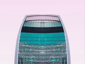 Preview wallpaper building, architecture, facade, minimalism, sky