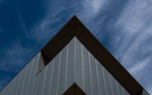Preview wallpaper building, architecture, facade, corner, minimalism, symmetry, geometry