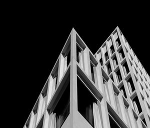 Preview wallpaper building, architecture, facade, bw, design