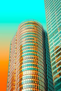 Preview wallpaper building, architecture, facade, glass, design