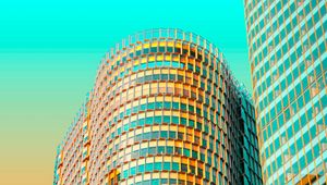 Preview wallpaper building, architecture, facade, glass, design