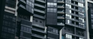 Preview wallpaper building, architecture, facade, gray