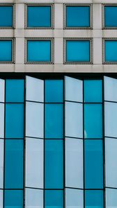 Preview wallpaper building, architecture, facade, blue