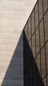 Preview wallpaper building, architecture, facade, glass, shadow