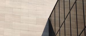 Preview wallpaper building, architecture, facade, glass, shadow