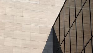 Preview wallpaper building, architecture, facade, glass, shadow