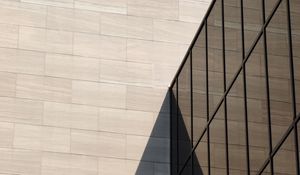 Preview wallpaper building, architecture, facade, glass, shadow