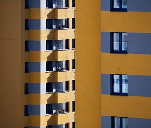 Preview wallpaper building, architecture, facade, windows, yellow