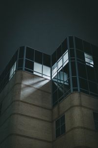 Preview wallpaper building, architecture, facade, dark, dusk