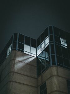 Preview wallpaper building, architecture, facade, dark, dusk
