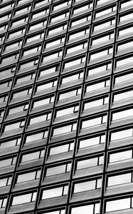 Preview wallpaper building, architecture, facade, black and white