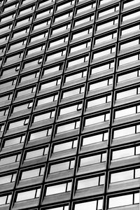 Preview wallpaper building, architecture, facade, black and white