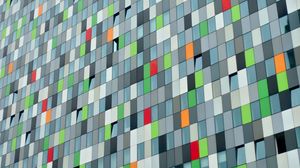 Preview wallpaper building, architecture, facade, colorful
