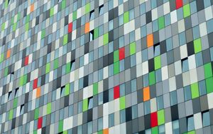 Preview wallpaper building, architecture, facade, colorful