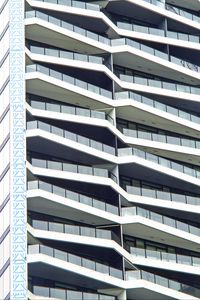 Preview wallpaper building, architecture, facade, windows, gray