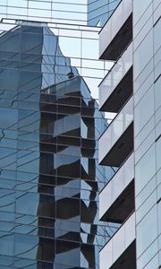 Preview wallpaper building, architecture, facade, glass, reflection