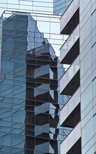 Preview wallpaper building, architecture, facade, glass, reflection
