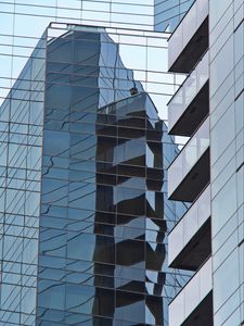 Preview wallpaper building, architecture, facade, glass, reflection