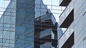 Preview wallpaper building, architecture, facade, glass, reflection