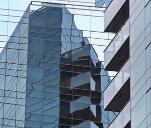 Preview wallpaper building, architecture, facade, glass, reflection