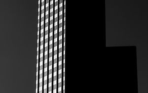 Preview wallpaper building, architecture, facade, dark