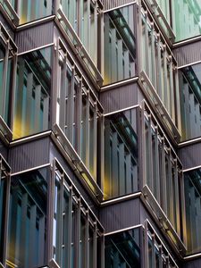 Preview wallpaper building, architecture, facade, windows, metal