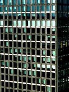 Preview wallpaper building, architecture, facade, windows, dark