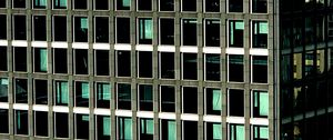 Preview wallpaper building, architecture, facade, windows, dark