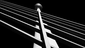 Preview wallpaper building, architecture, facade, bottom view, dark