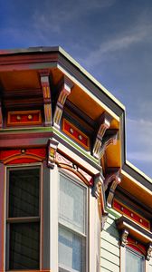 Preview wallpaper building, architecture, facade, style, colorful