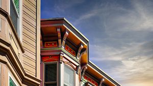 Preview wallpaper building, architecture, facade, style, colorful