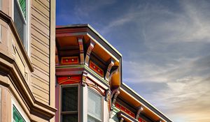 Preview wallpaper building, architecture, facade, style, colorful