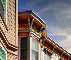 Preview wallpaper building, architecture, facade, style, colorful