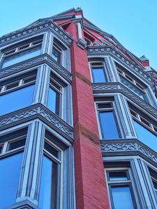 Preview wallpaper building, architecture, facade, style, design