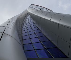 Preview wallpaper building, architecture, facade, curve, bottom view