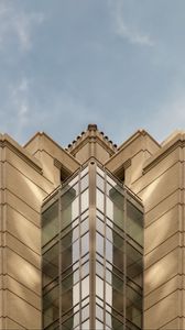 Preview wallpaper building, architecture, edges, facade, mirror, sky