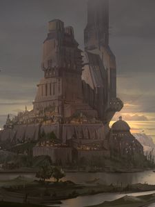 Preview wallpaper building, architecture, fantasy, art