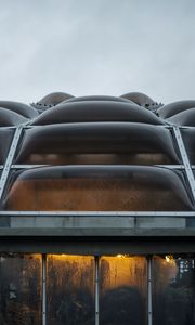 Preview wallpaper building, architecture, glass, shape, convex