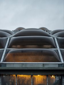 Preview wallpaper building, architecture, glass, shape, convex