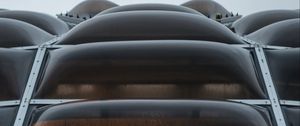 Preview wallpaper building, architecture, glass, shape, convex